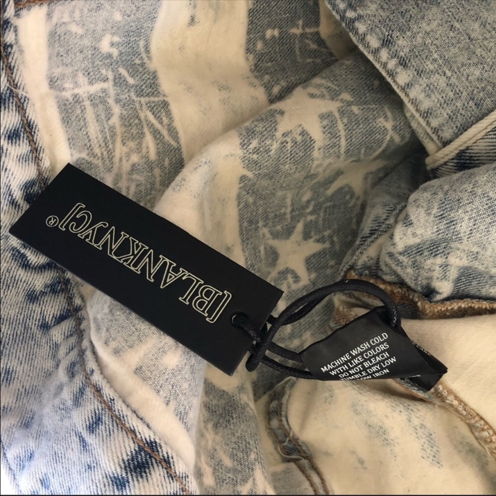 NWT Blank NYC denim USA jacket 🇱🇷 - Picture 6 of 7